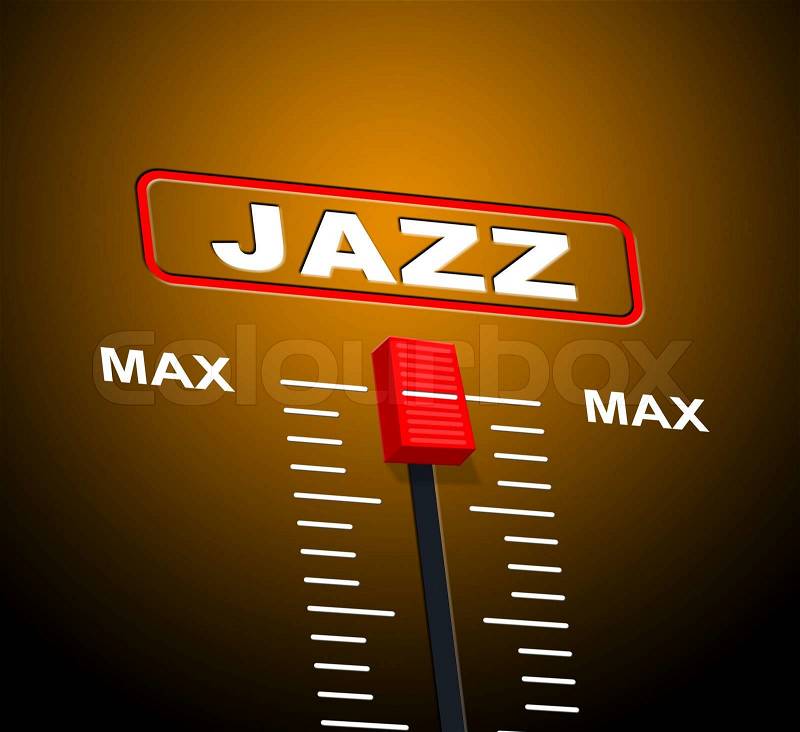 Music Jazz Indicating Sound Track And Soundtrack, stock photo