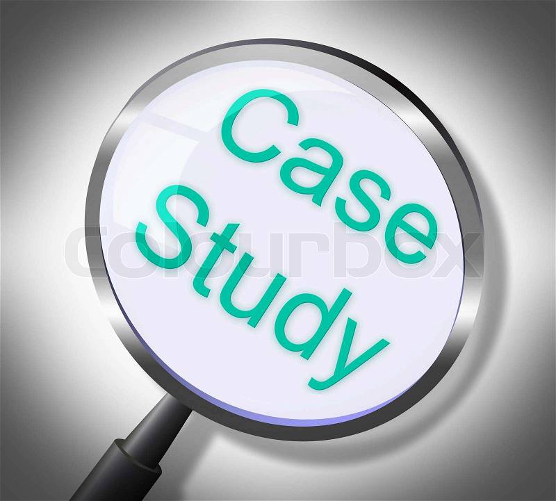 Case Study Representing Learned Research And Tutoring, stock photo