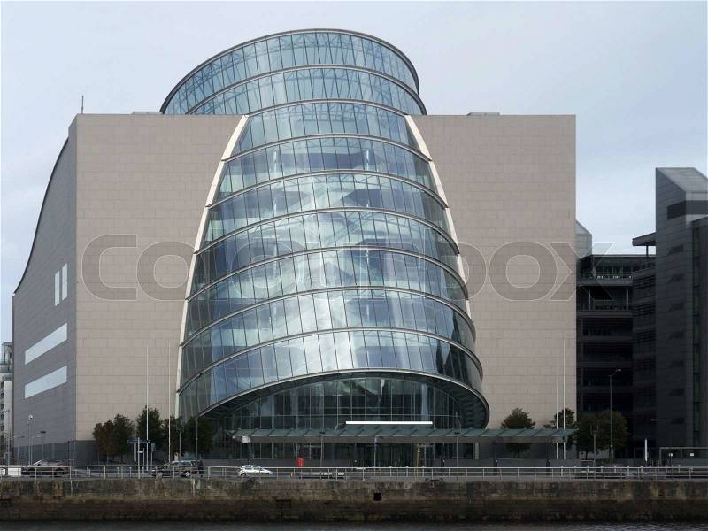 Convention Centre Dublin in Ireland, stock photo