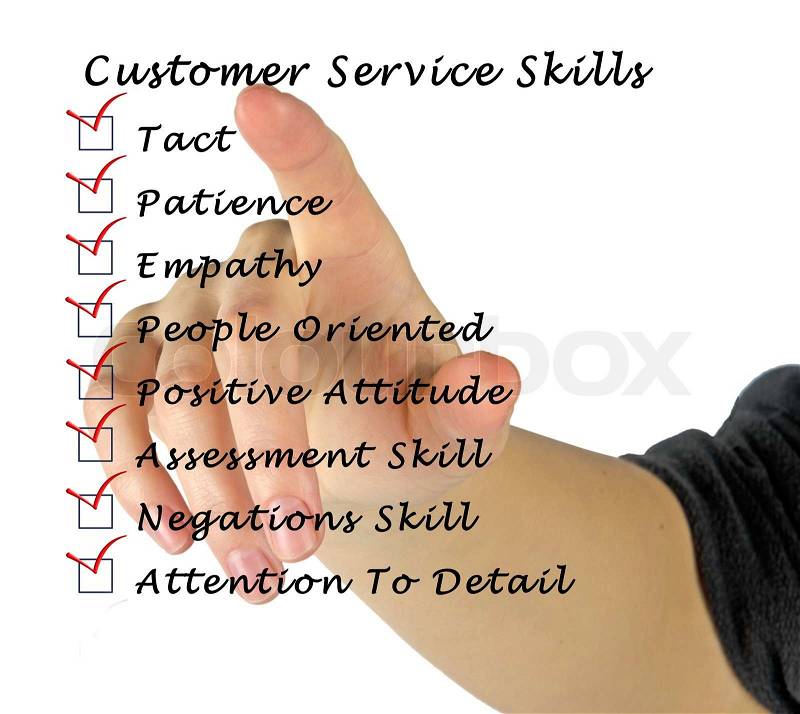 Customer Service Skills, stock photo