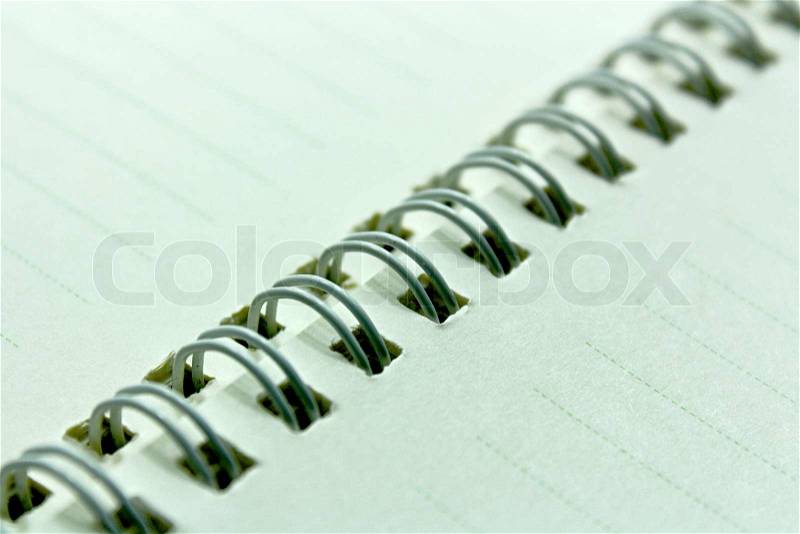 Spiral notepad notebook , stock photo