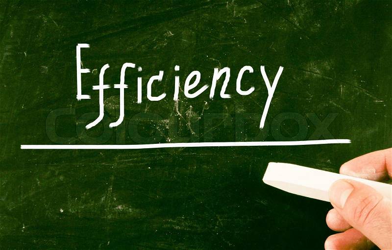 Efficiency concept, stock photo