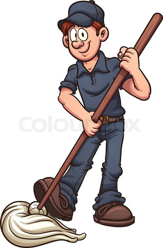 school janitor clipart - photo #13