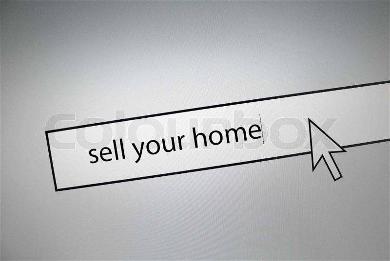 Sell your home, stock photo