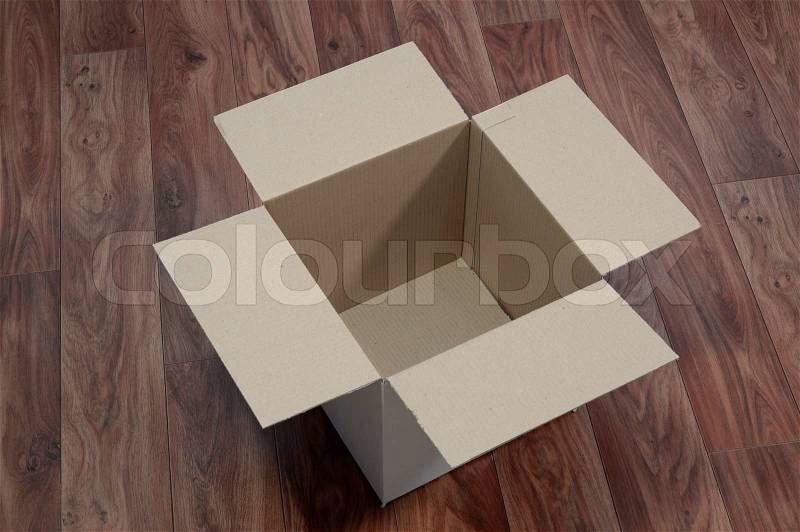 A close up shot of packing items, stock photo