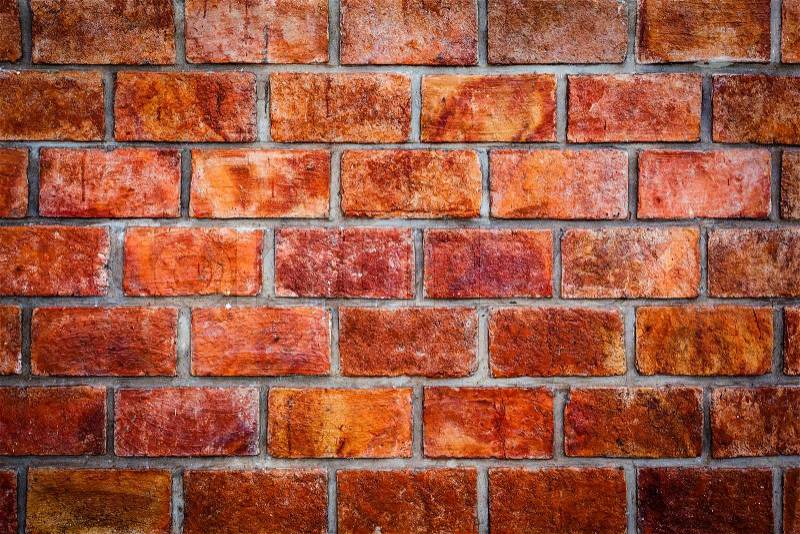 Big brick wall texture background, stock photo