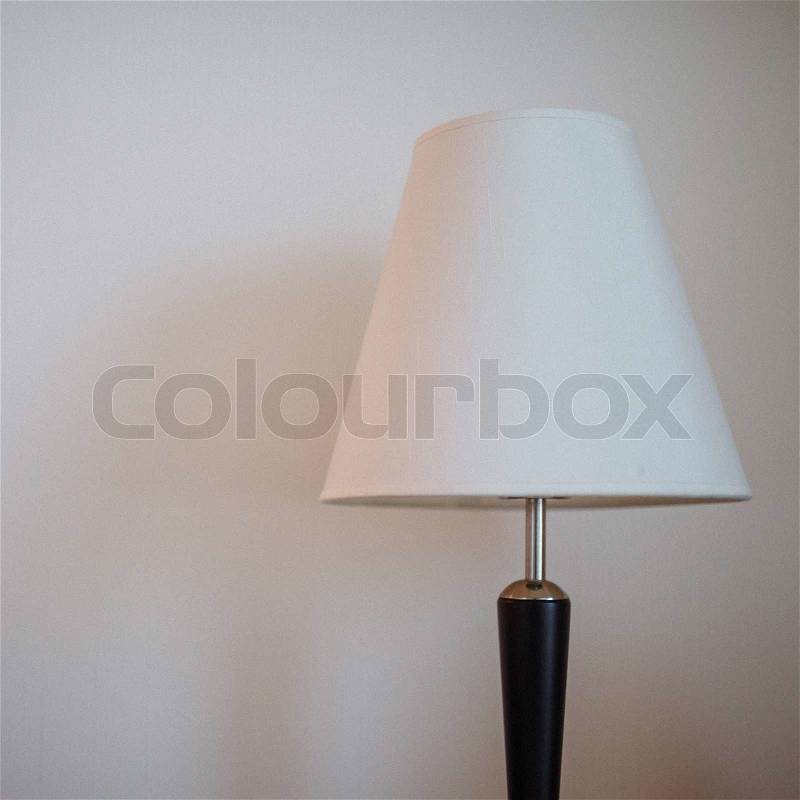 Floor lamp, stock photo