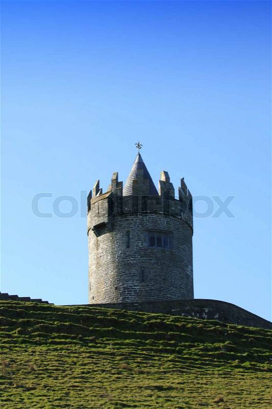 Irish Castle, Co. Ireland, stock photo