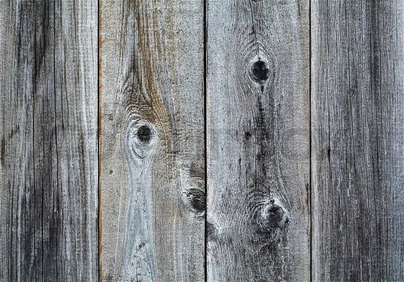 Wooden planks on the facade of a house, stock photo