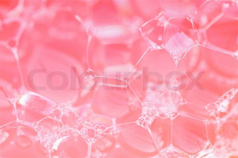 Abstract of pink bubble for background, stock photo