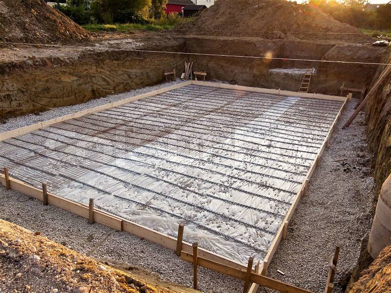 Foundation Slab Of A Basement In House, Adding A Basement To House On Slab