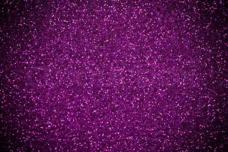 Purple-Pink glitter shines for texture or background, stock photo