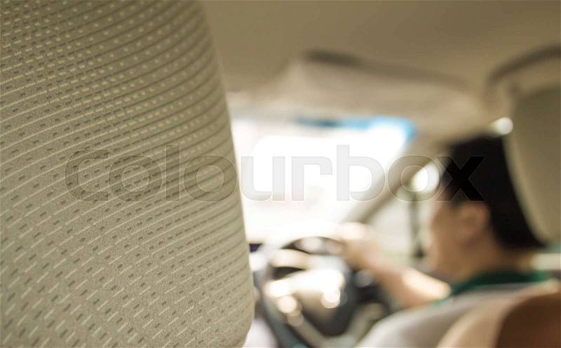 Generic photo of man driving a car, stock photo