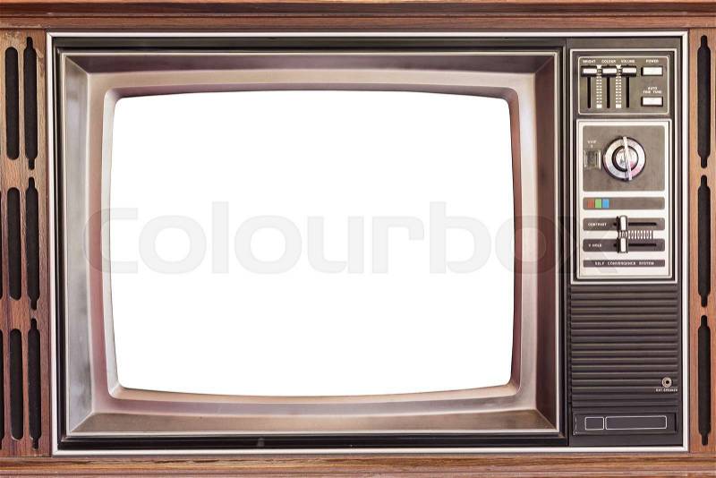 The old TV, stock photo