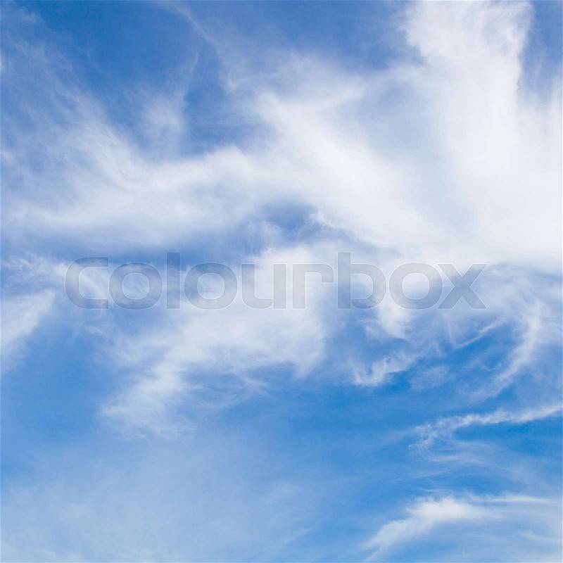 Clouds in the sky. Cloud floating in the sky and spread to be around, stock photo