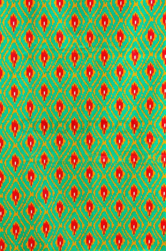 Pattern texture Thailand of native cloth, stock photo