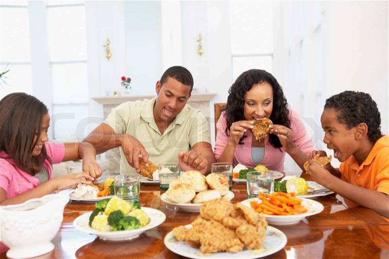 Stock image of 'day, dinner, father'