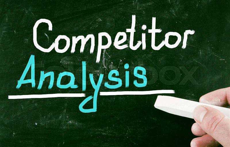 Competitor analysis, stock photo