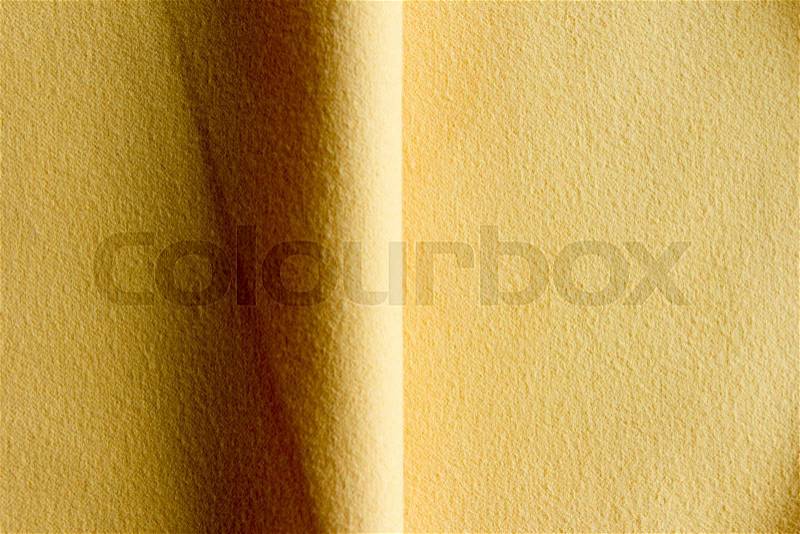 Fabric for technical works yellow industrial purposes, stock photo