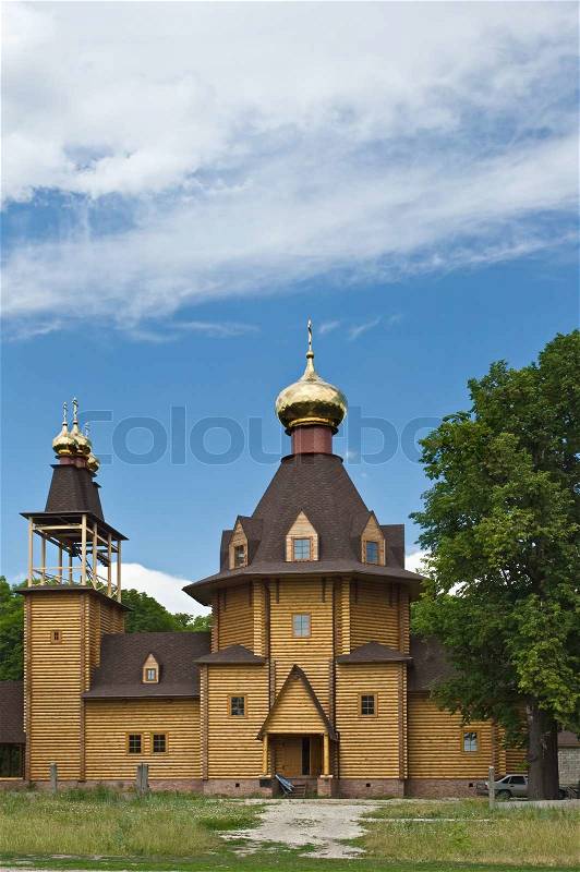 Russian country church, stock photo