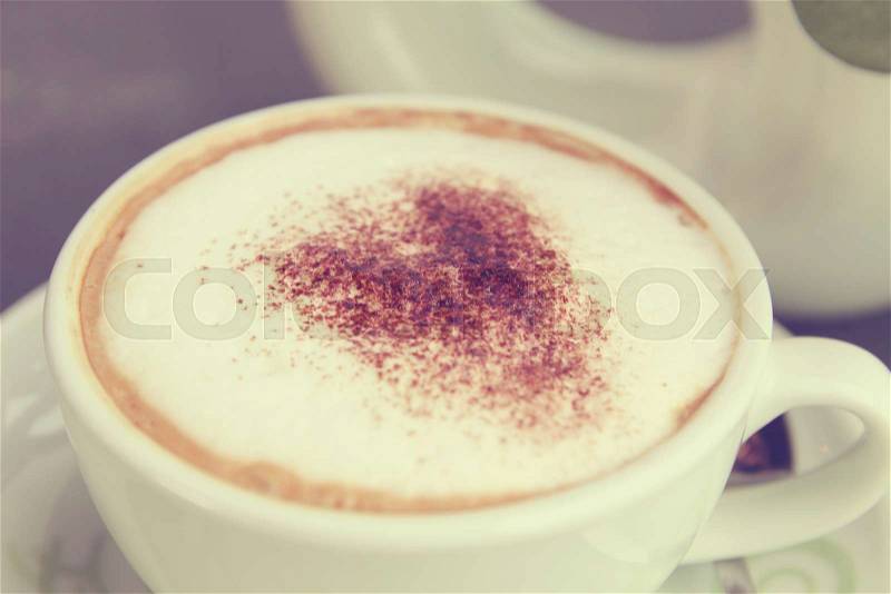 Cup of coffee - Vintage effect style pictures, stock photo