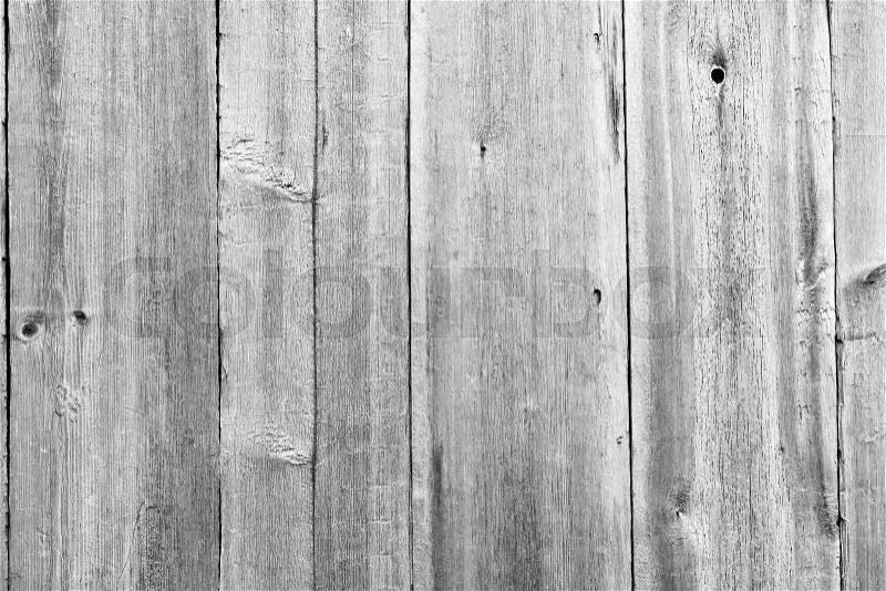 Wood texture barn board black and white photo, stock photo