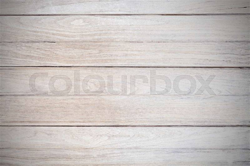 Teak texture white vintage wood white background Vignette, stock photo