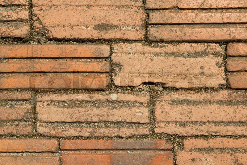 Background and texture concept - brick wall, stock photo