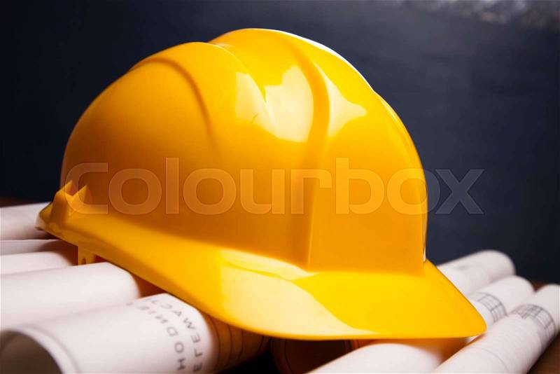 Architecture planning, natural colorful tone, stock photo