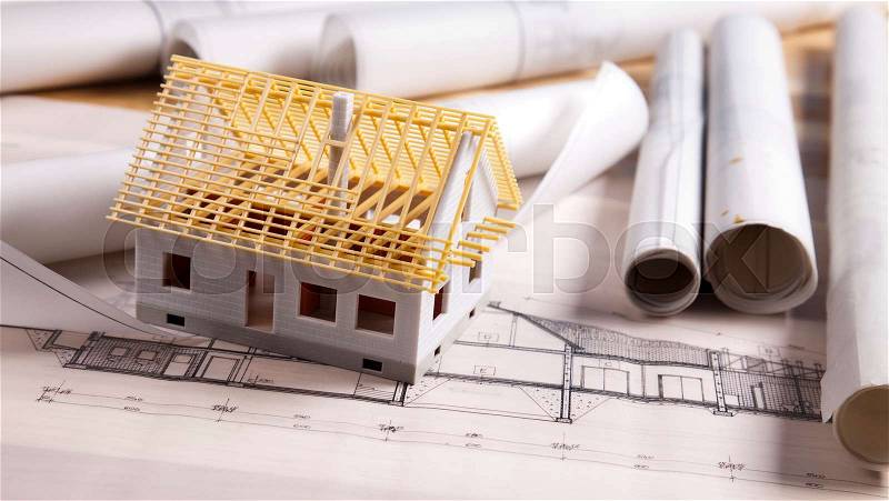 Building Home, natural colorful tone, stock photo