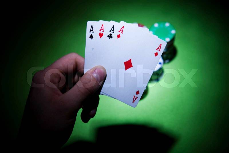 Las Vegas game, ambient light saturated theme, stock photo