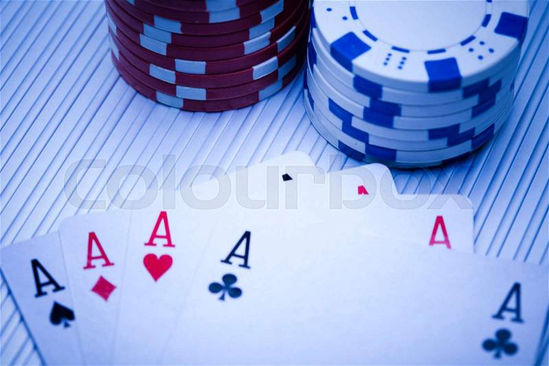 Las Vegas game, ambient light saturated theme, stock photo