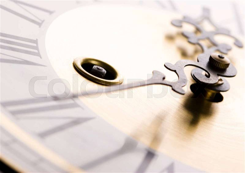 Time is money, saturated bright tone concept, stock photo