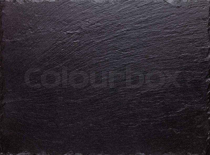Black slate stone texture background, stock photo