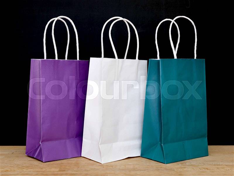 A close up shot of a gift bag, stock photo