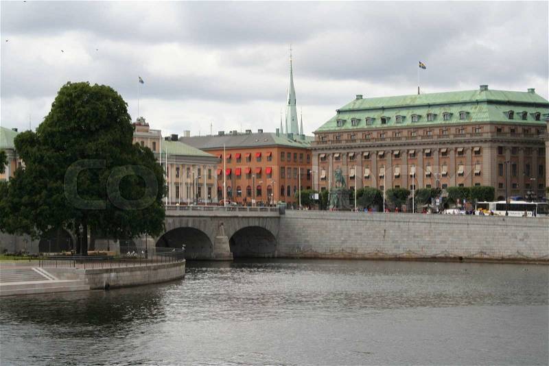 Stock image of \'channel, sweden, stockholm\'