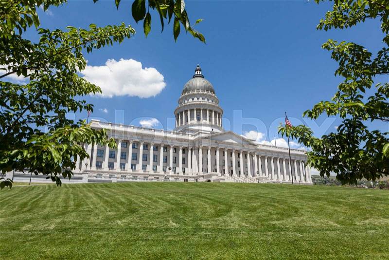 Utah State Capitol Building, Salt Lake City, stock photo
