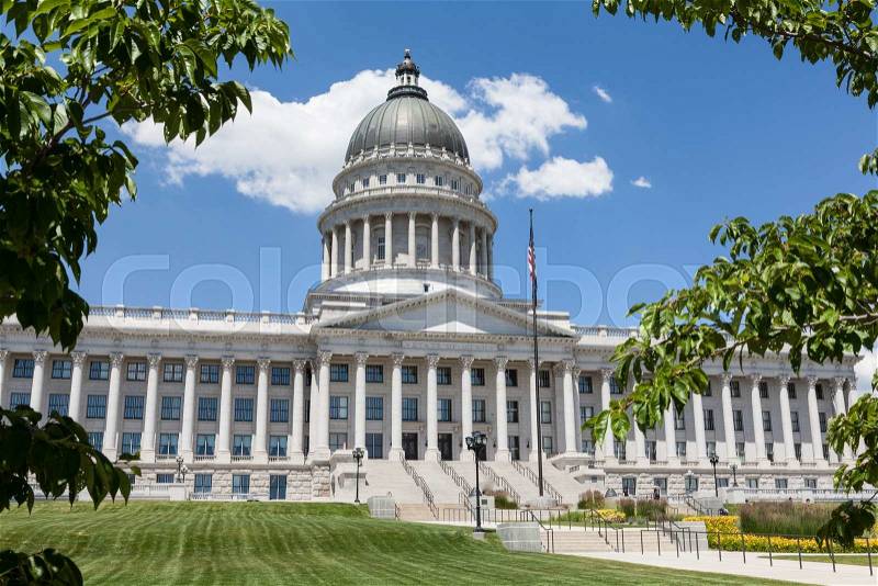 Utah State Capitol Building, Salt Lake City, stock photo