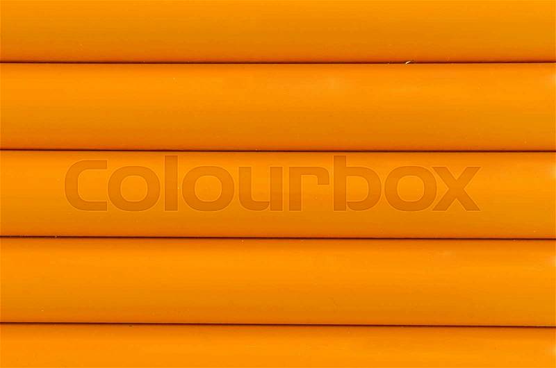 Orange plastic tubing or pattern texture background , stock photo