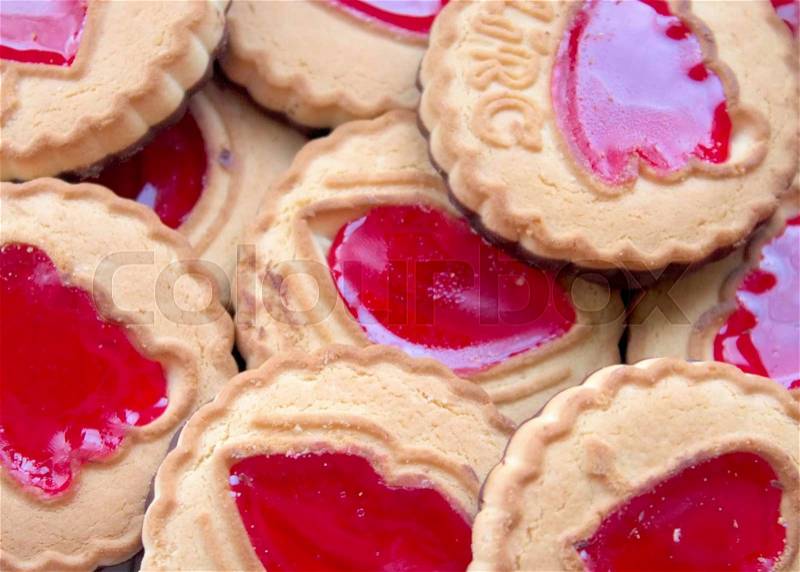 Pastries, Dessert, Baked, Holiday, Collection, Range, Background, Confectionery, Cookies, Round, stock photo