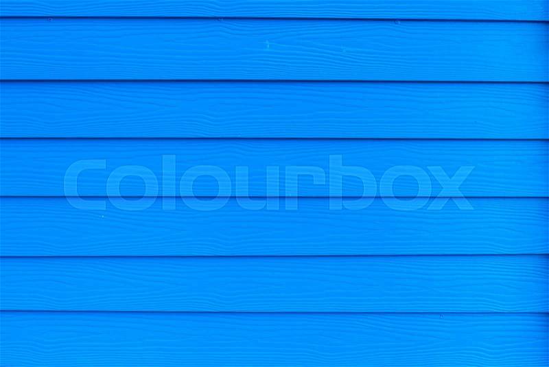 Scratched and dirty wood painted blue Wood plank texture background, stock photo
