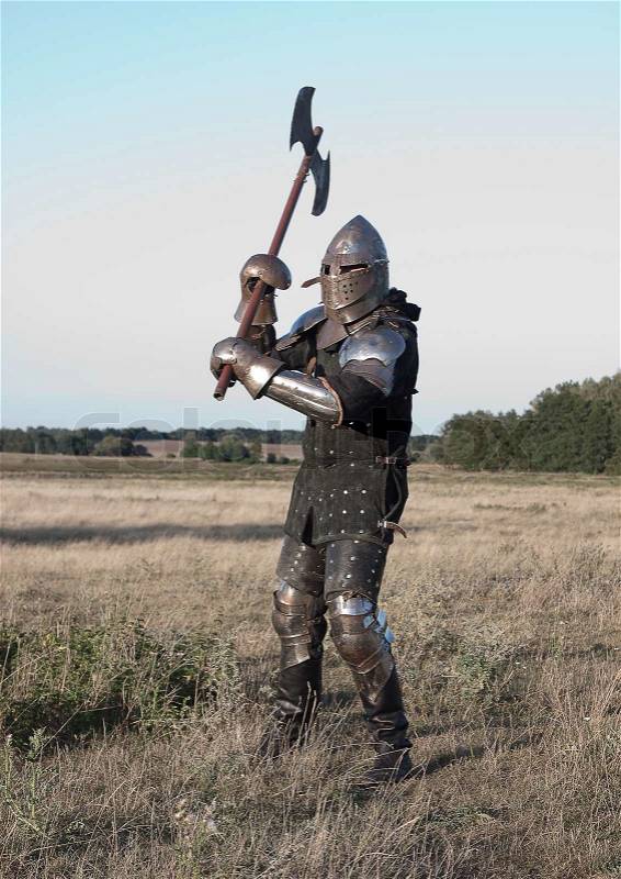 1455801-medieval-knight-in-the-field-wit