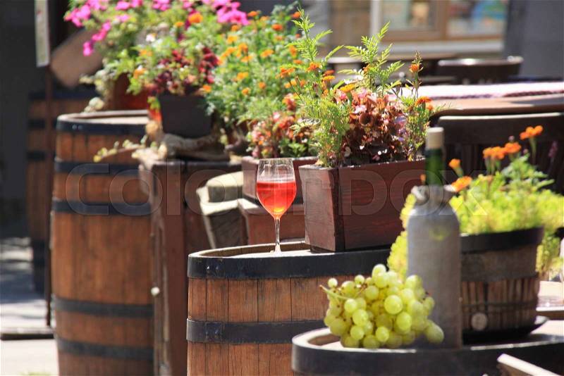 Summer wine, stock photo