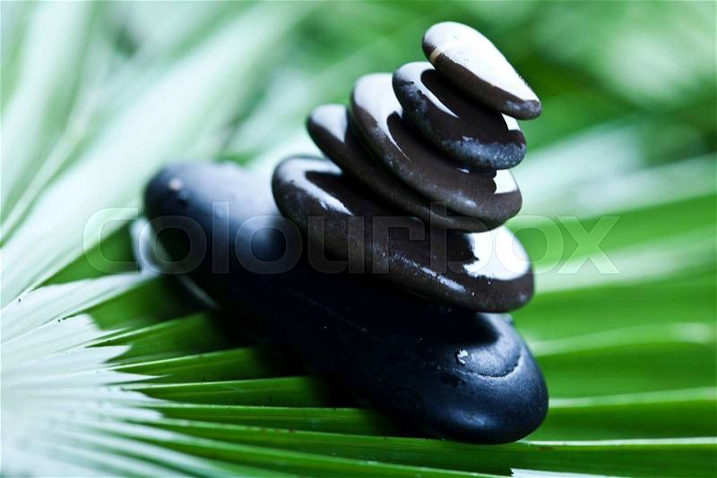 Group of stones, zen, magical ambient atmosphere theme, stock photo
