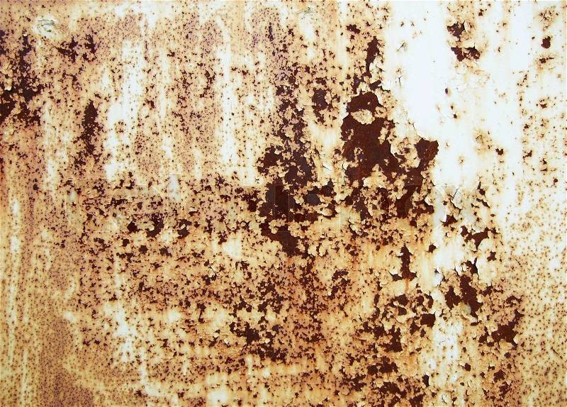 Old rusty metallic surface great as a background, stock photo