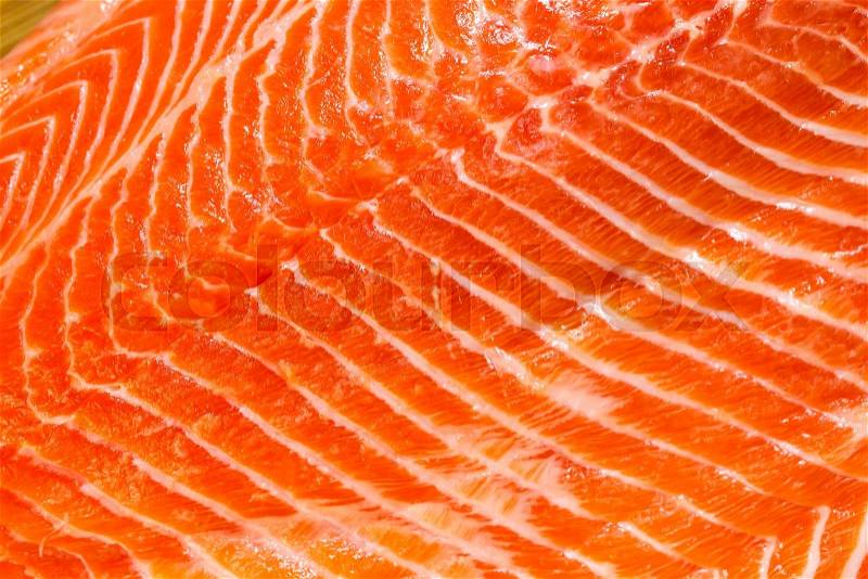 Fresh salmon fillet meat Taste Texture,, stock photo