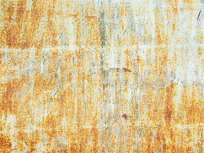 Rusty metallic surface great as a background, stock photo