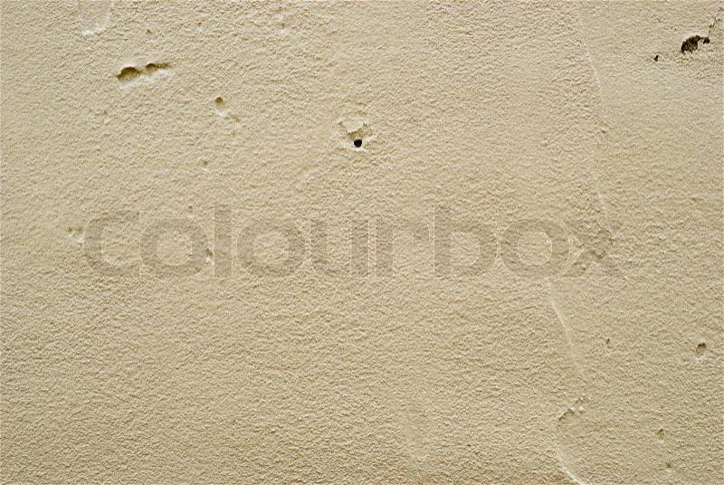 Close up view of wet cement wall, stock photo
