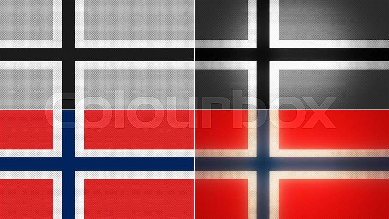 Norway flag backgrounds styles set , stock photo