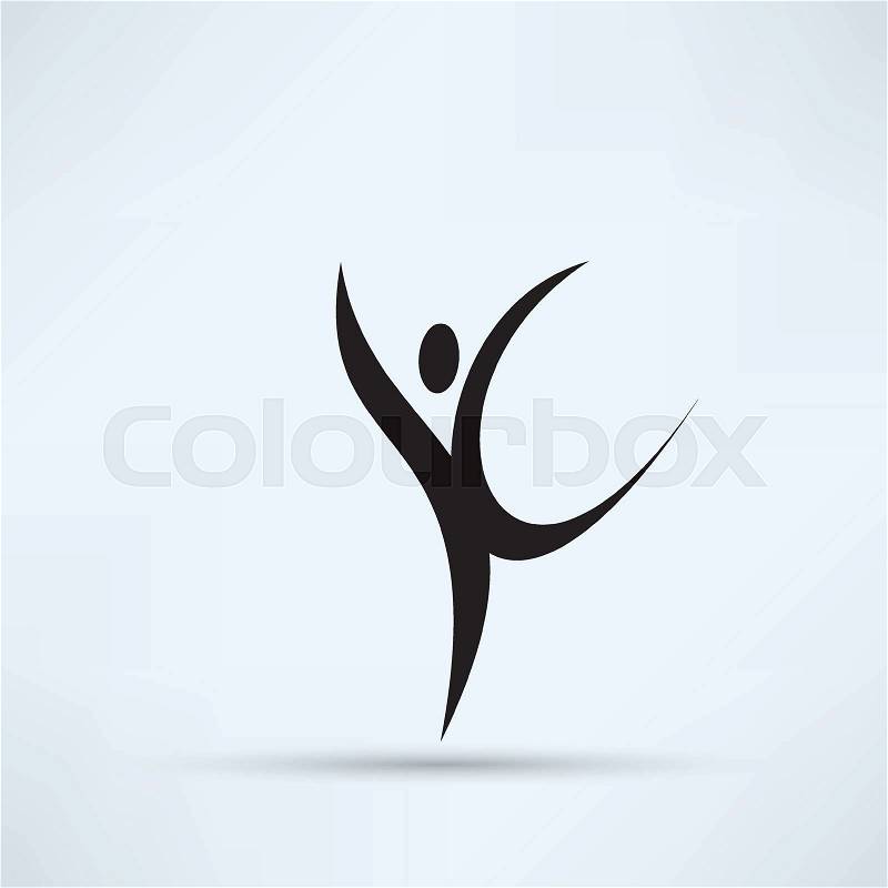 Dance Icon Stock Vector Colourbox Exquisite cartoon dancer 03 vector. dance icon stock vector colourbox